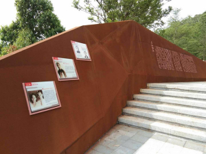 南陵耐候钢挡土墙